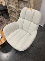 Magazijn leegverkoop fauteuil draaibaar teddystof white 249, Huis en Inrichting, Industrieel hotelchique, Minder dan 75 cm, Nieuw