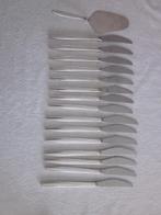 15 verzilverde messen Gero 100 Elegance  232 + taartschep., Antiek en Kunst, Antiek | Goud en Zilver, Ophalen of Verzenden