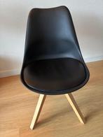 4 kuipstoelen, Huis en Inrichting, Gebruikt, Zwart, Vier, Modern