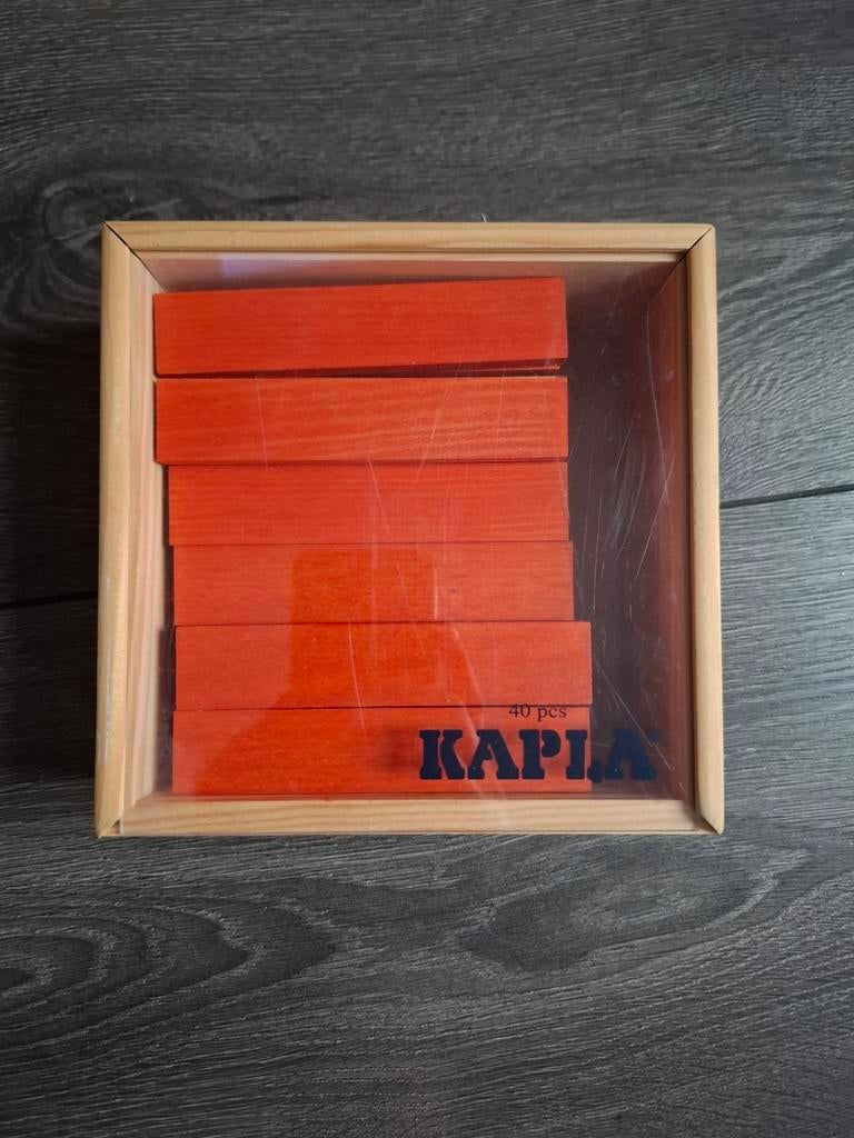 Kapla Houten Bouwblokken - 40 stuks, Ophalen, Zo goed als nieuw, Overige merken