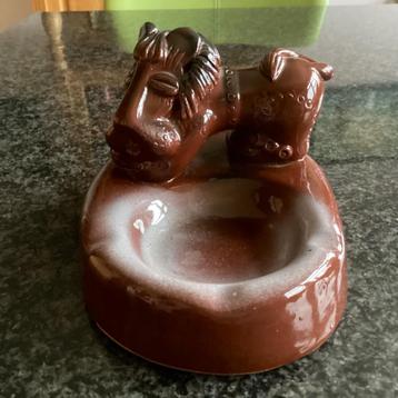 Beeldje, asbak, bakje, leeuw, keramiek, Rusland, vintage beschikbaar voor biedingen