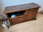 Eikenhouten TV Meubel, Ophalen, Gebruikt, 100 tot 150 cm, Eikenhout