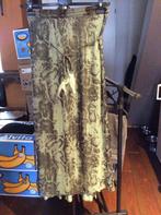 Lange rok slangenprint 40 groen, Kleding | Dames, Rokken, Maat 38/40 (M), Ophalen of Verzenden, Zo goed als nieuw, Onder de knie