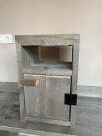 Nieuw steigerhouten nachtkastje, Ophalen, Zo goed als nieuw, Minder dan 45 cm, Minder dan 55 cm