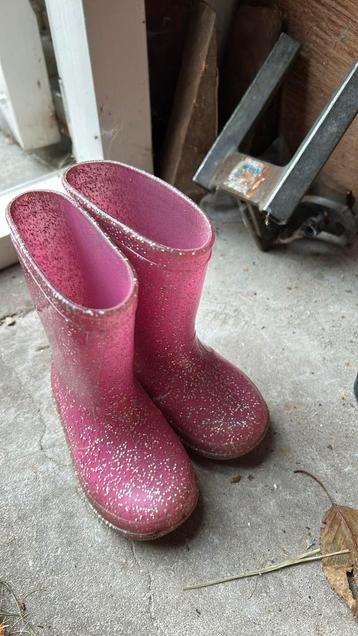 Glitter laarsjes / regenlaarsjes maar 22  beschikbaar voor biedingen