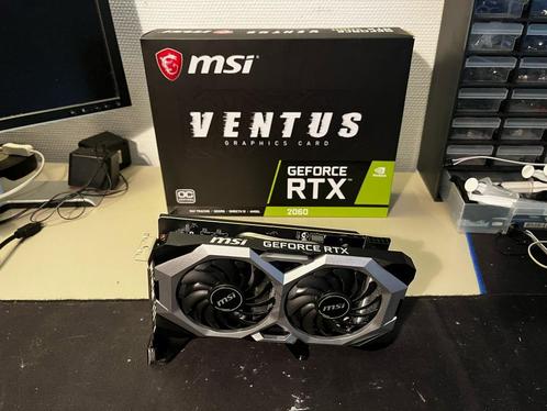 MSI GeForce RTX 2060 Ventus 6GB OC, Computers en Software, Videokaarten, Zo goed als nieuw, Nvidia, PCI-Express 3.0, GDDR6, HDMI