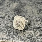 14 karaats witgouden ring prachtig model