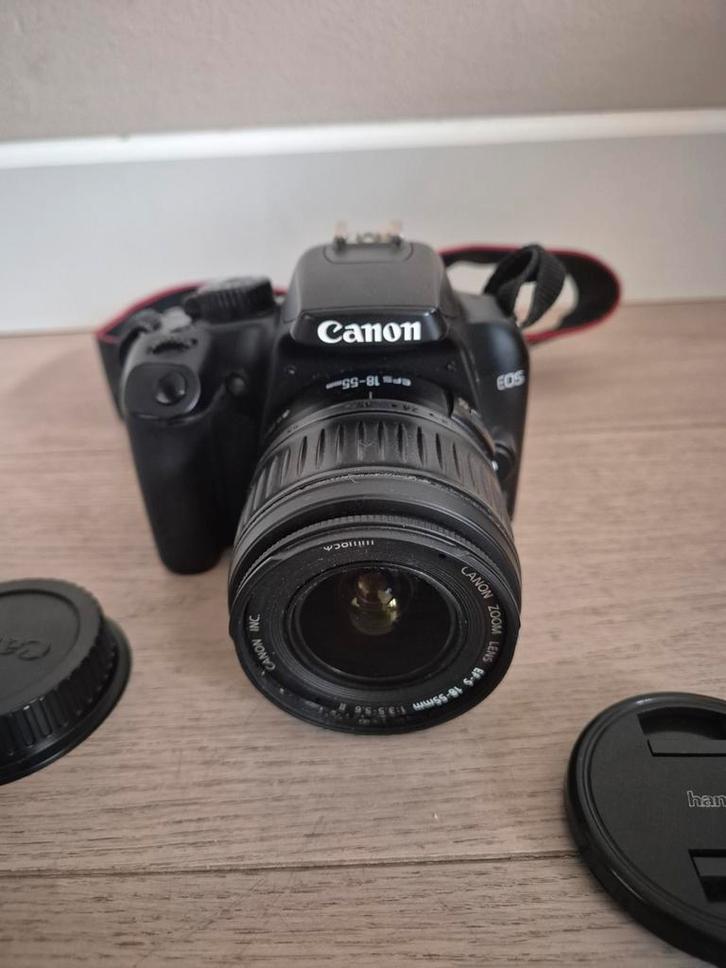 Canon EOS 1000D + 18-55mm Lens, Audio, Tv en Foto, Fotocamera's Digitaal, Gebruikt, Spiegelreflex, Canon, Minder dan 4 keer, Ophalen of Verzenden