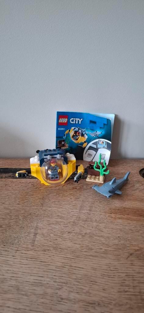 LEGO 60263 City Oceaan Mini-Duikboot, Kinderen en Baby's, Speelgoed | Duplo en Lego, Zo goed als nieuw, Lego, Complete set, Ophalen of Verzenden
