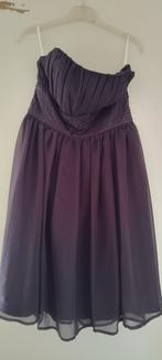 Vero moda mt 38 auberginejurk & kleine glinstersteentjes, Galajurk, Paars, Zo goed als nieuw, Ophalen