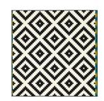 IKEA LEPPLYUNG RUTA Vloerkleed, kort dutje - 200x200 zien, Ophalen of Verzenden, Gebruikt, Rvs, Pannenset