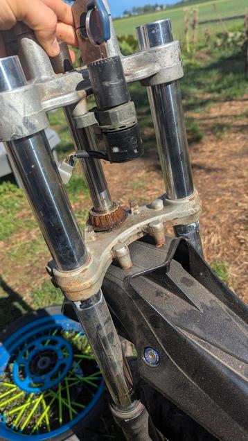 Yamaha dt 50 voorvork  beschikbaar voor biedingen