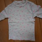 HEMA t- shirt lange mouw beige kersen maat 110/116, Meisje, Ophalen of Verzenden, Zo goed als nieuw, Shirt of Longsleeve