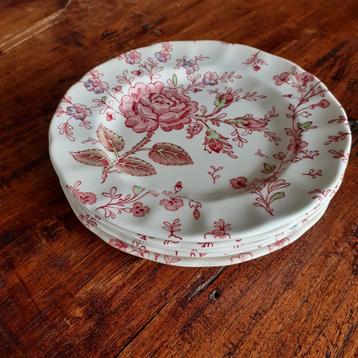 Johnson Brothers/Bros ROSE CHINTZ 5 gebaksbordjes Ø 15½ cm beschikbaar voor biedingen