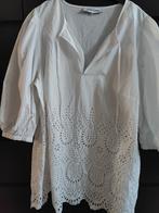 Prachtige katoen Broderie tuniek xL-xxl Ibiza summer, Wit, Maat 46/48 (XL) of groter, Anytime, Ophalen of Verzenden