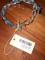 2 Stujs nieuwe Biba Armband Grijs Gevlochten, Ophalen, Nieuw, Grijs