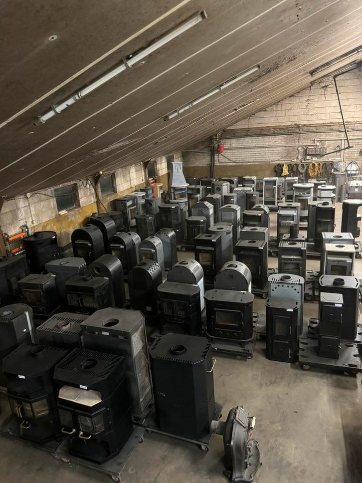 Houtkachels serre/overkapping/tuinkamer, Huis en Inrichting, Kachels, Gebruikt, Vrijstaand, Allesbrander, Hout, Ophalen