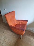 Label Gérard van de berg Foxxy fauteuil, Huis en Inrichting, Fauteuils, Ophalen, Gebruikt, Minder dan 75 cm, Leer