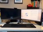 2x Samsung 28" 4K UHD Monitor + Beugel - Zeer Goede Staat!, Computers en Software, Monitoren, Gaming, HDMI, Kantelbaar, Ophalen of Verzenden