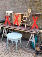 Diverse opknapmeubeltjes, Antiek en Kunst, Curiosa en Brocante, Ophalen