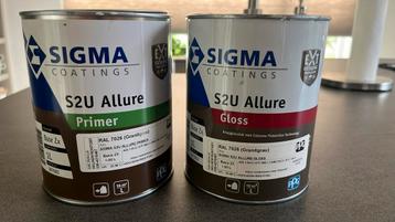 Sigma nieuwe verf allure primer en gloss beschikbaar voor biedingen