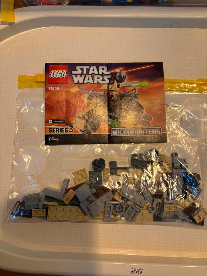 Lego Star Wars 75129 Microfighters Wookiee Gunship, Kinderen en Baby's, Speelgoed | Duplo en Lego, Gebruikt, Lego, Losse stenen