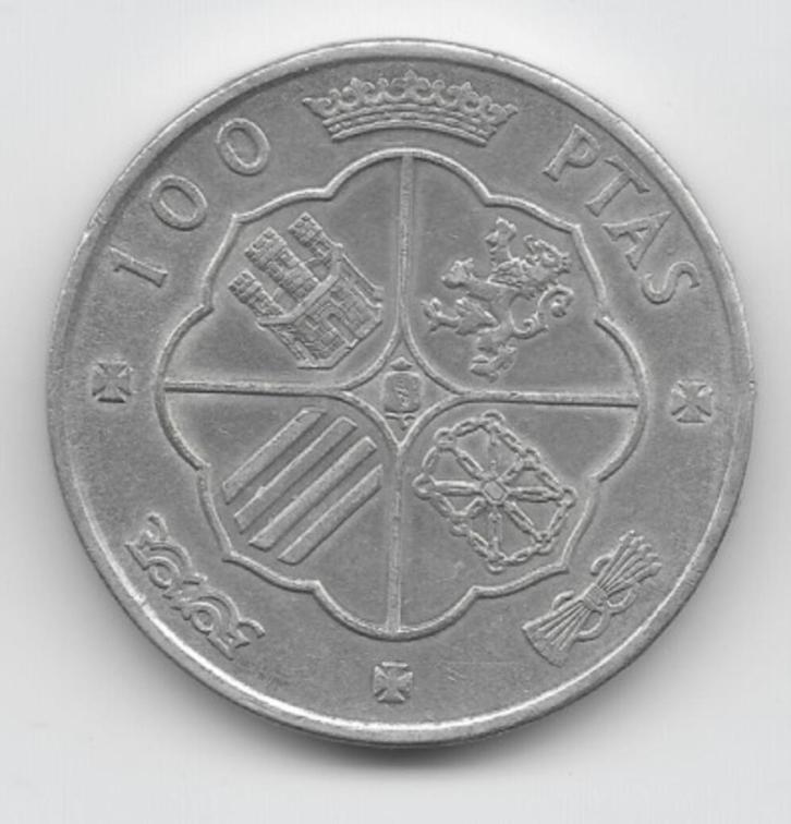Spanje 100 pesetas 1966 (67) KM# 797, Postzegels en Munten, Munten | Europa | Niet-Euromunten, Losse munt, Overige landen, Zilver