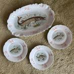 Z. S. & Co Bavaria grote schaal en borden, vissen, Antiek en Kunst, Ophalen