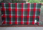 AaBe warme vintage dralon deken plaid met franjes, Ophalen of Verzenden, Gebruikt