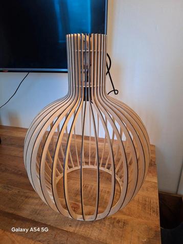 Houten hanglamp