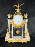 Wit Marmer Louis XVI Adelaar Pendule, Ophalen of Verzenden