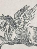Albrecht Dürer (1471-1528) Pegasus Exlibris 1922, Antiek en Kunst, Verzenden