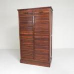 Eiken rolluikkast met 2 luiken, 150 cm hoog, 100 tot 150 cm, -, -, Eikenhout