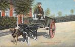 Noord-Brabant sch Dorpsleven Melkkar Dubbele hondenkar, Verzamelen, Ansichtkaarten | Nederland, Verzenden, Voor 1920, Ongelopen