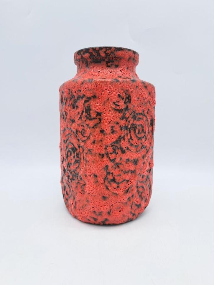 Vintage West Germany Fat Lava Vaas Scheurich Jura 282-20, Antiek en Kunst, Antiek | Vazen, Ophalen of Verzenden