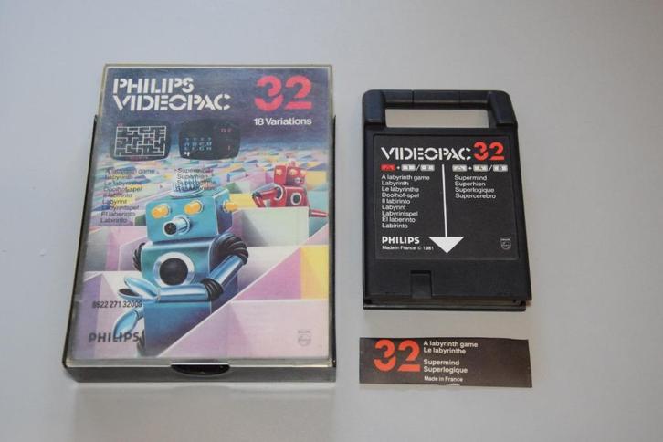 Philips Videopac : A Labyrinth Game (32), Spelcomputers en Games, Games | Overige, Zo goed als nieuw, Puzzel en Educatief, 1 speler