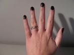 Zilver Kleurige Kroon Ring / Accessoire ~ Sieraad, Sieraden, Tassen en Uiterlijk, Ringen, Ophalen of Verzenden, Zo goed als nieuw