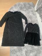 Feestjurken moeder en dochter, XL en 116, Kleding | Dames, Zwart, Maat 46/48 (XL) of groter, Ophalen of Verzenden, Zo goed als nieuw