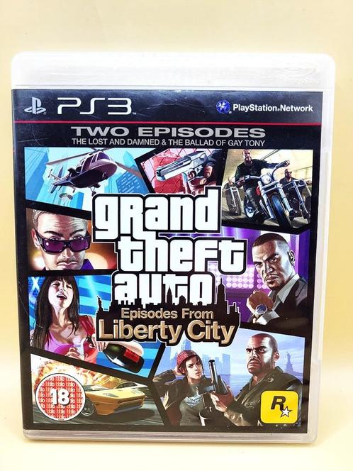 Grand Theft Auto: Two Episodes From Liberty City PS3, Spelcomputers en Games, Games | Sony PlayStation 3, Zo goed als nieuw, Avontuur en Actie