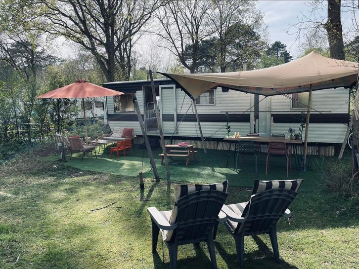 Mooie stacaravan te huur op camping Bakkum, Caravans en Kamperen, Verhuur