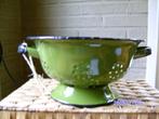 donker groen vergiet in een gebruikte staat voor de keuken, Antiek en Kunst, Verzenden