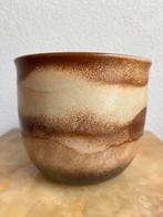 Vintage bloempot Scheurich Keramik West-Germany 12x14 cm, Tuin en Terras, Bloempotten, Rond, Ophalen of Verzenden, Zo goed als nieuw