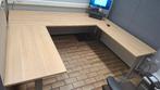 Mooi U buro Bureau in hoogte verstelbaar., Ophalen, ., In hoogte verstelbaar, Zo goed als nieuw