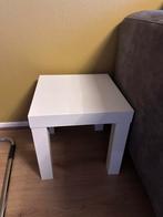 Witte ikea bijzettafel, Huis en Inrichting, Tafels | Bijzettafels, Minder dan 55 cm, Rond, Ophalen of Verzenden, Zo goed als nieuw