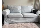 IKEA EKTORP HOES 3 persoonsbank lichtblauw, Huis en Inrichting, Gebruikt, Driepersoons, 75 tot 100 cm, Rechte bank