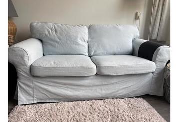 IKEA EKTORP HOES 3 persoonsbank lichtblauw - afbeelding 1