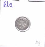 10 cent 1862 Willem 3 voor 39 euro. **, Postzegels en Munten, Munten | Nederland, Koning Willem III, Zilver, Ophalen of Verzenden