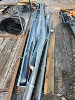 Zinken Dakgoot & Afvoerpijpen - Gebruikt, Doe-het-zelf en Verbouw, Buizen en Afvoer, Ophalen, Gebruikt, 6 meter of meer, Zink