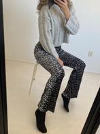 Broek panterprint grijs antraciet Costes rebel M, Kleding | Dames, Maat 38/40 (M), Zwart, Ophalen of Verzenden, Zo goed als nieuw