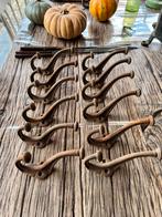 12 antieke haken setprijs, Antiek en Kunst, Curiosa en Brocante, Ophalen of Verzenden